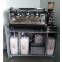 Kaffeemaschine FAEMA 3- gruppig autark, mit Wassertanks, MESSE, 16A Cee 12 kw