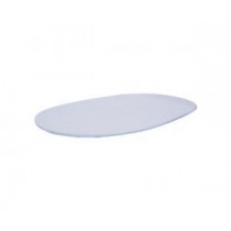 Molton Tischplattenbezug für Tisch oval 2,50x1,24
