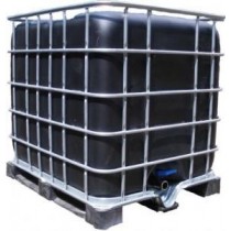 Trinkwassertank 1000 l  IBC  110 x 120 x 120 mit Geka- Auslaufkupplung