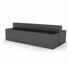 "New Lounge Bed" Mittellehne schwarz